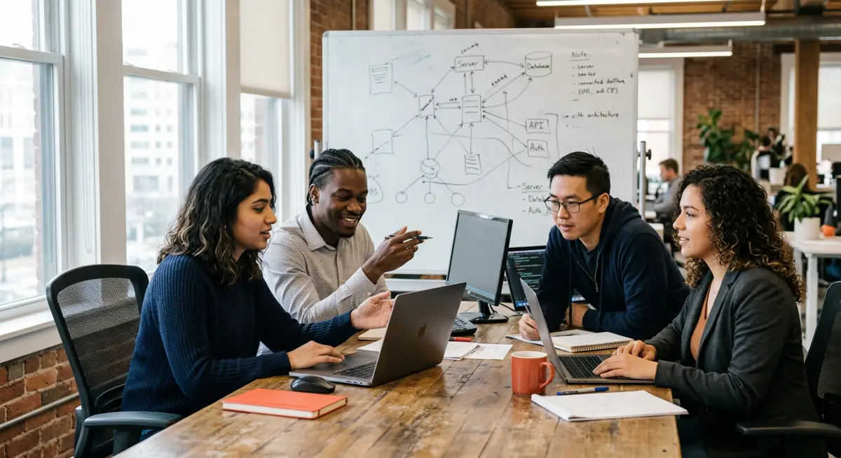 Planning a technology solution around a desk